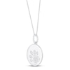Thumbnail Image 1 of Diamond Paw Necklace 1/10 ct tw Sterling Silver 18"