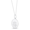 Thumbnail Image 2 of Diamond Paw Necklace 1/10 ct tw Sterling Silver 18&quot;
