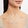Thumbnail Image 3 of Diamond Paw Necklace 1/10 ct tw Sterling Silver 18&quot;