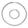 Thumbnail Image 0 of Men's Necklace & Bracelet Stainless Steel Set
