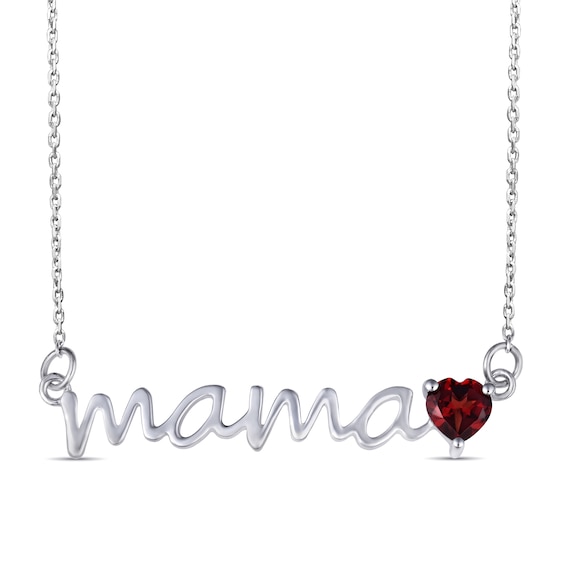Birthstone Mama Necklace (1 Stone)