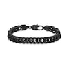 Thumbnail Image 0 of Solid Matte Curb Bracelet Black Ion-Plated Stainless Steel 8.75"