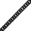 Thumbnail Image 2 of Matte Curb Bracelet Black Ion-Plated Solid Stainless Steel 8.75&quot;