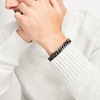 Thumbnail Image 3 of Solid Matte Curb Bracelet Black Ion-Plated Stainless Steel 8.75"