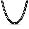 Thumbnail Image 0 of Solid Matte Curb Necklace Black Ion-Plated Stainless Steel 24"