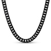 Thumbnail Image 1 of Matte Curb Necklace Black Ion-Plated Solid Stainless Steel 24&quot;