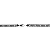 Thumbnail Image 2 of Matte Curb Necklace Black Ion-Plated Solid Stainless Steel 24&quot;