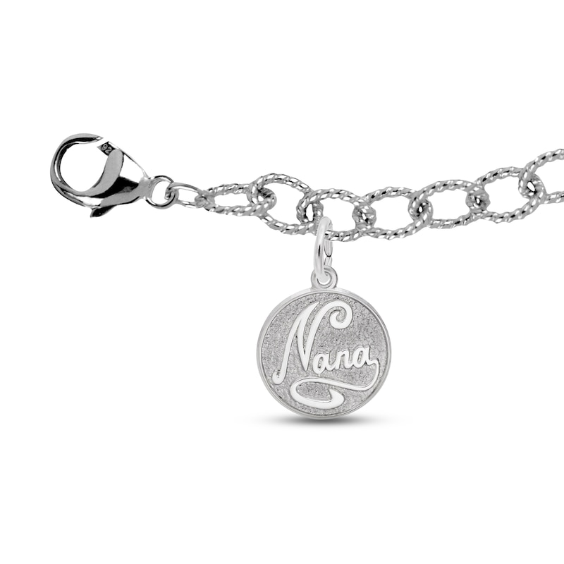 Nana Charm Bracelet Sterling Silver 7
