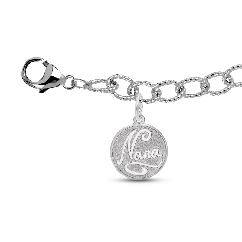 Main Image 1 of Nana Charm Bracelet Sterling Silver 7&quot;