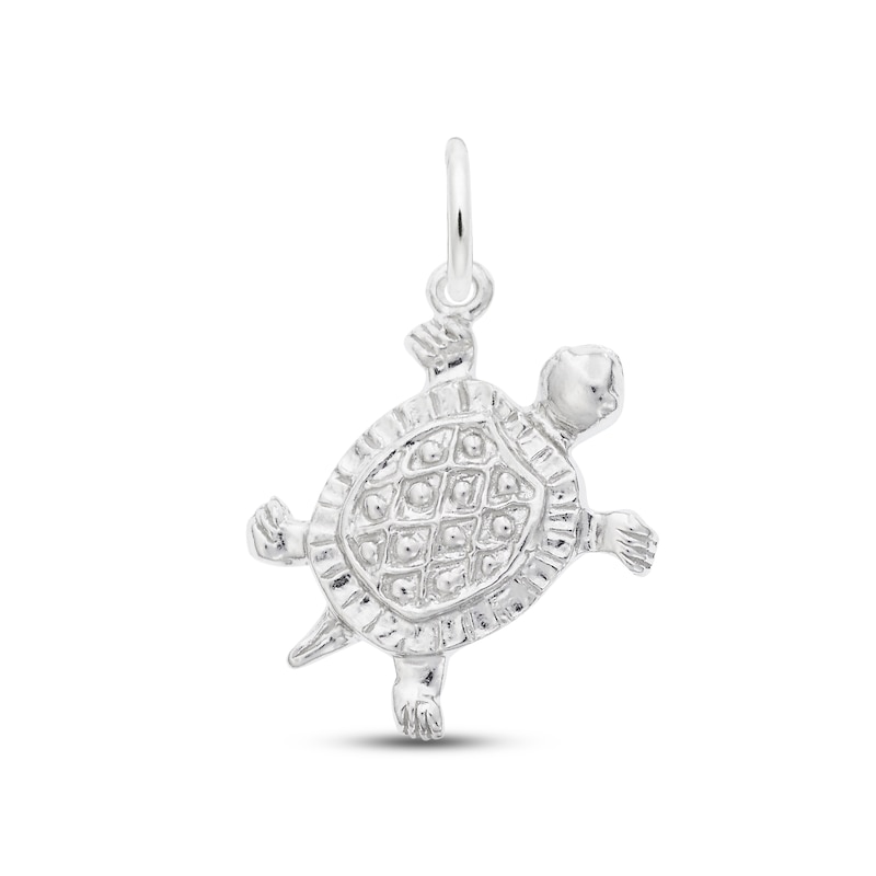 Main Image 1 of Turtle Charm Sterling Silver