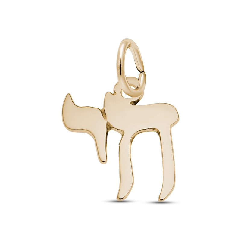 Main Image 1 of Chai Charm 14K Yellow Gold