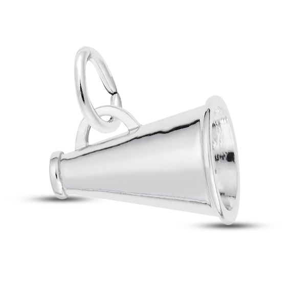Megaphone Charm Sterling Silver