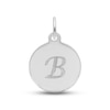 Thumbnail Image 1 of Letter B Monogram Disc Charm Sterling Silver