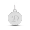 Thumbnail Image 0 of Letter D Monogram Disc Charm Sterling Silver