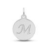 Thumbnail Image 0 of Letter M Monogram Disc Charm Sterling Silver