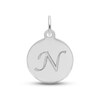 Thumbnail Image 0 of Letter N Monogram Disc Charm Sterling Silver
