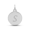 Thumbnail Image 1 of Letter S Monogram Disc Charm Sterling Silver