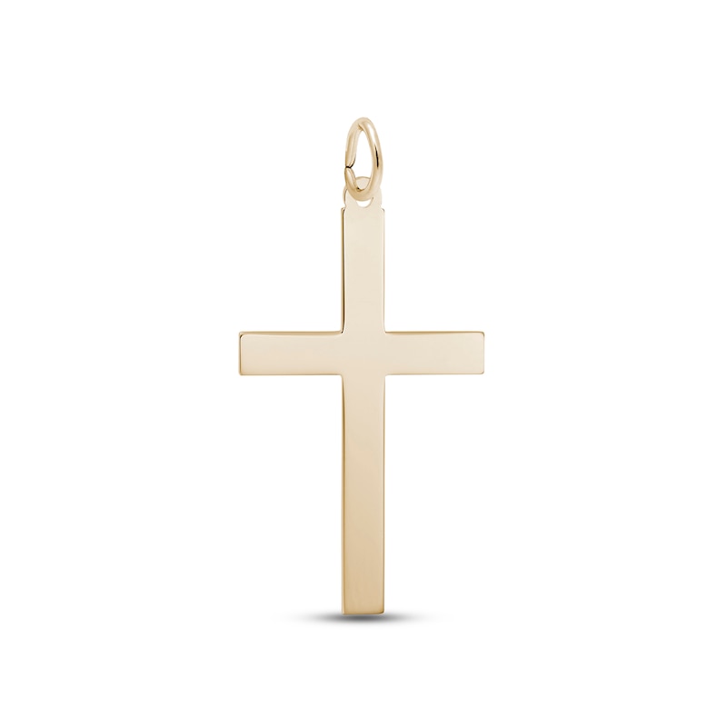 Main Image 1 of Cross Charm 14K Yellow Gold