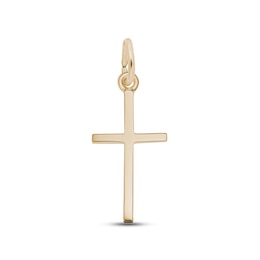Cross Charm 14K Yellow Gold