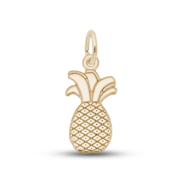 Pineapple Charm 14K Yellow Gold