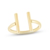 Polished Bar Deconstructed Ring 14K Yellow Gold