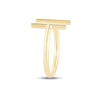 Thumbnail Image 2 of Polished Bar Deconstructed Ring 14K Yellow Gold - Size 7
