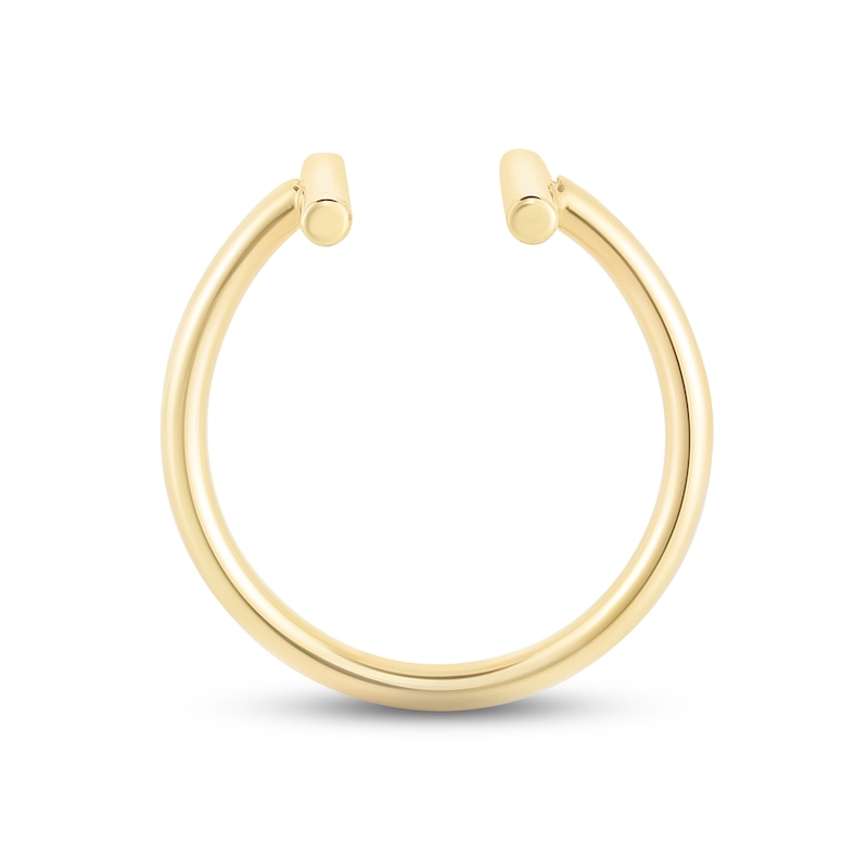 Main Image 3 of Polished Bar Deconstructed Ring 14K Yellow Gold - Size 7