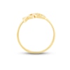 Thumbnail Image 2 of XO Ring 14K Yellow Gold - Size 7