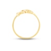 Thumbnail Image 3 of XO Ring 14K Yellow Gold - Size 7