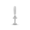 Thumbnail Image 0 of True Definition Letter I Initial Charm with Diamonds Sterling Silver
