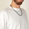 Thumbnail Image 4 of Foxtail Chain Necklace 4mm Black Ion-Plated Solid Stainless Steel 20&quot;
