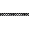 Thumbnail Image 1 of Solid Curb Chain Necklace 6mm Black Ion-Plated Stainless Steel 20"