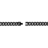 Thumbnail Image 3 of Curb Chain Necklace 11mm Black Ion-Plated Solid Stainless Steel 20&quot;