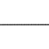 Thumbnail Image 3 of Wheat Chain Necklace 3mm Black Ion-Plated Solid Stainless Steel 20&quot;