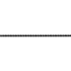 Thumbnail Image 2 of Wheat Chain Necklace 3mm Black Ion-Plated Solid Stainless Steel 22&quot;