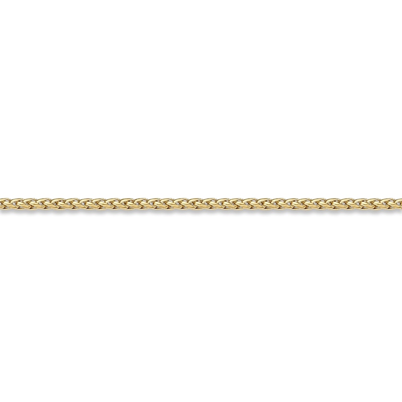 Main Image 2 of Wheat Chain Necklace Yellow Ion-Plated Solid Stainless Steel 20&quot;