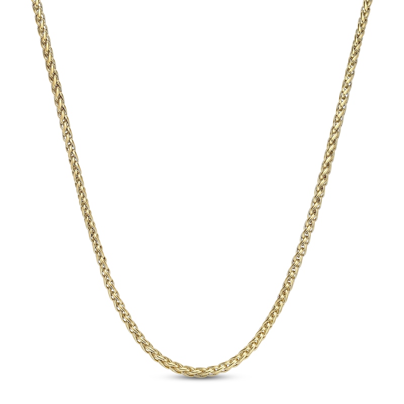 Wheat Chain Yellow Ion-Plated Stainless Steel 24"