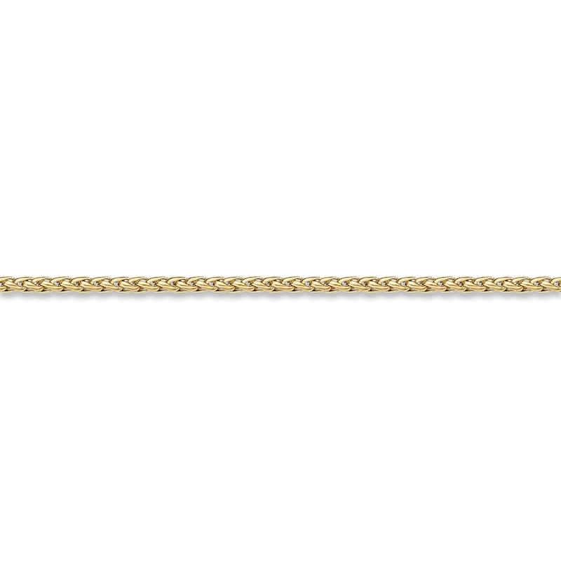 Main Image 2 of Wheat Chain Necklace Yellow Ion-Plated Solid Stainless Steel 24&quot;