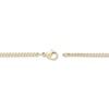 Thumbnail Image 3 of Curb Chain Necklace 2mm Yellow Ion-Plated Solid Stainless Steel 18&quot;