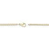 Thumbnail Image 3 of Curb Chain Necklace 2mm Yellow Ion-Plated Solid Stainless Steel 20&quot;
