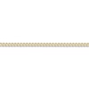 Thumbnail Image 2 of Curb Chain Necklace 2mm Yellow Ion-Plated Solid Stainless Steel 22&quot;