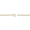 Thumbnail Image 2 of Solid Curb Chain Necklace 2mm Yellow Ion-Plated Stainless Steel 22"