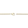 Thumbnail Image 3 of Curb Chain Necklace 2mm Yellow Ion-Plated Solid Stainless Steel 22&quot;