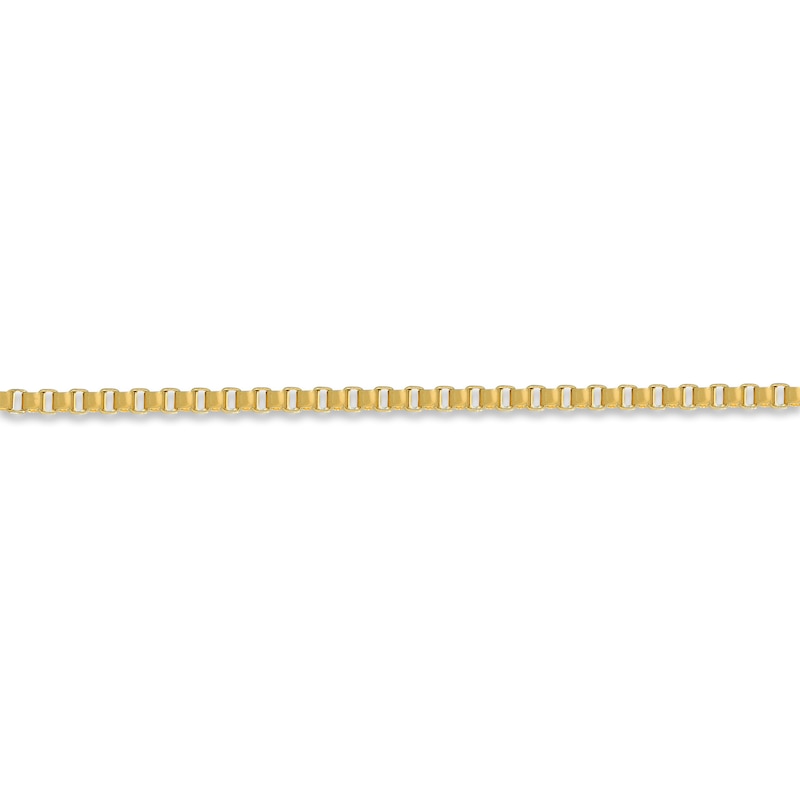 Main Image 2 of Box Chain Necklace 2mm Yellow Ion-Plated Solid Stainless Steel 18&quot;