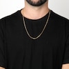 Thumbnail Image 4 of Box Chain Necklace 2mm Yellow Ion-Plated Solid Stainless Steel 18&quot;