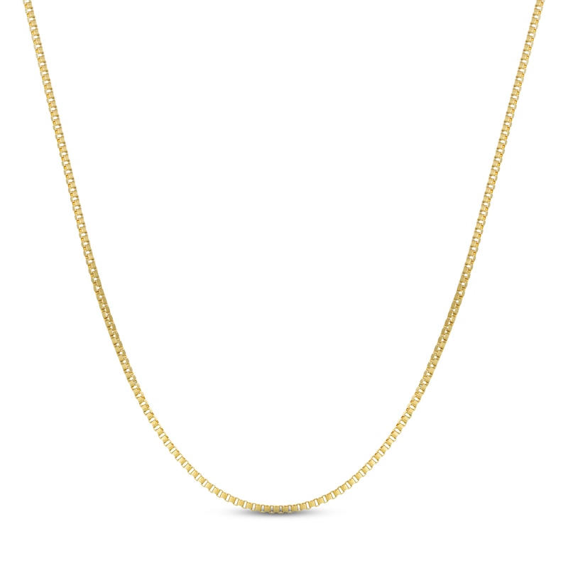 Main Image 1 of Box Chain Necklace 2mm Yellow Ion-Plated Solid Stainless Steel 20&quot;