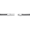 Thumbnail Image 3 of Foxtail Chain Necklace 4mm Solid Stainless Steel & Black Ion-Plating 24&quot;