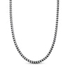 Thumbnail Image 1 of Foxtail Chain Necklace 5mm Black Ion-Plated Solid Stainless Steel 18&quot;