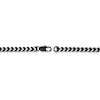 Thumbnail Image 3 of Foxtail Chain Necklace 5mm Black Ion-Plated Solid Stainless Steel 18&quot;