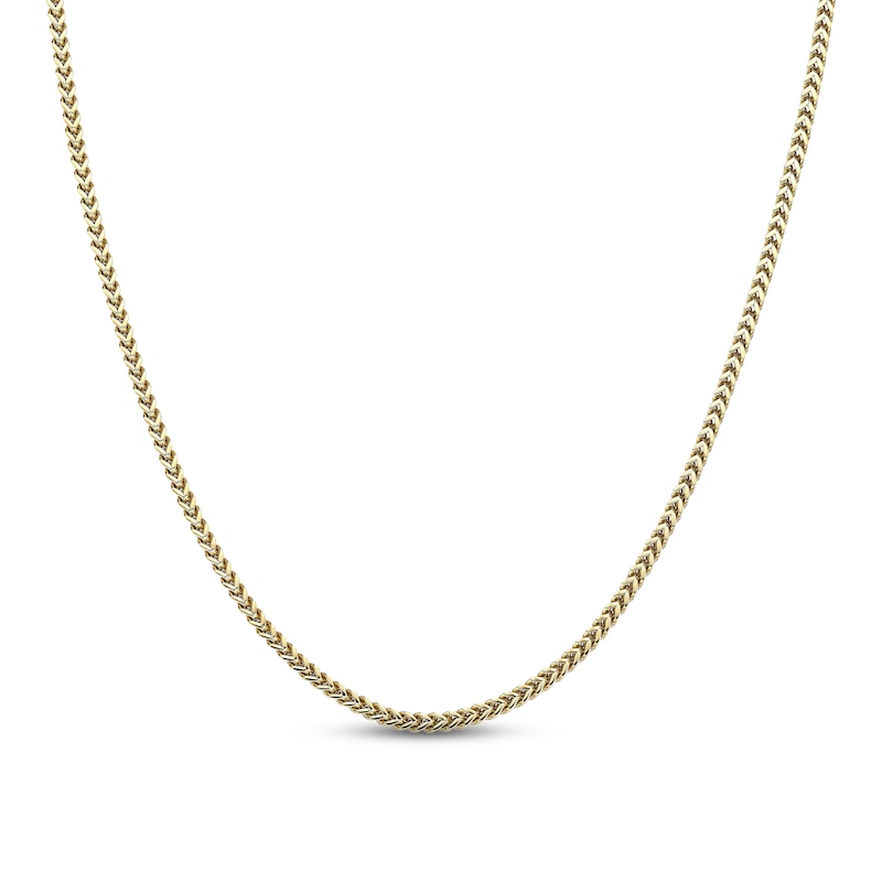 Main Image 1 of Foxtail Chain Necklace 2.5mm Yellow Ion-Plated Solid Stainless Steel 18&quot;